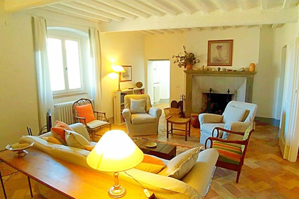 Near The Sea Big Panoramic House 2 Terraces In Lovely Village Montiano (Tuscany) Exterior foto