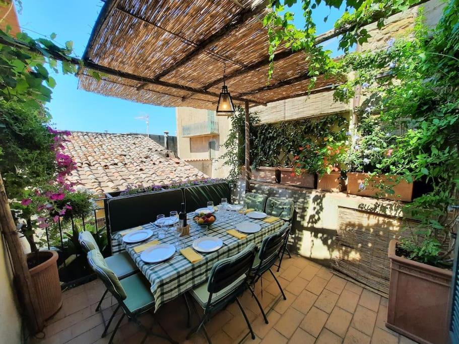 Near The Sea Big Panoramic House 2 Terraces In Lovely Village Montiano (Tuscany) Exterior foto