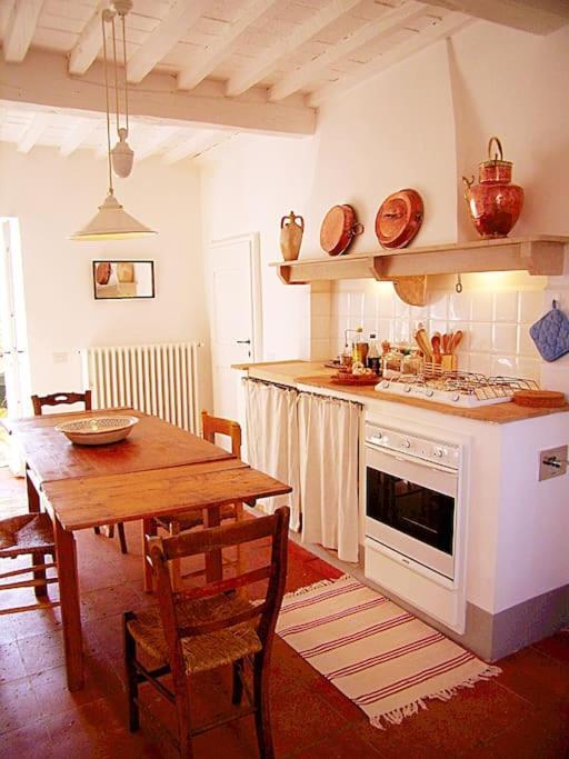Near The Sea Big Panoramic House 2 Terraces In Lovely Village Montiano (Tuscany) Exterior foto